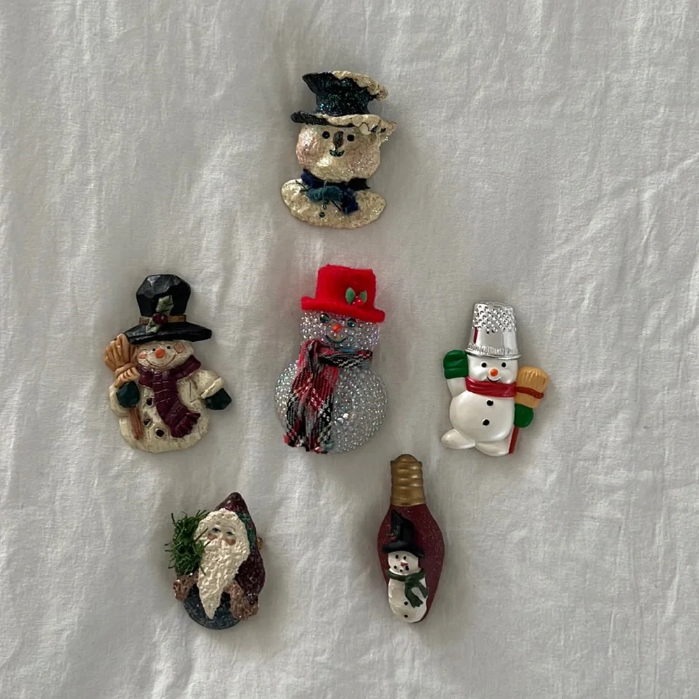 Holiday Christmas Pins Brooches